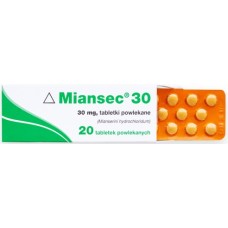 Миасер (Миансек) 30 мг / 20 таблеток