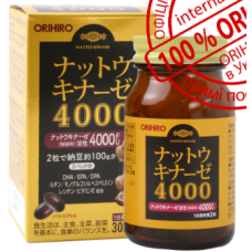 Наттокіназа 4000 FU, 60 шт. Наттокіназа 4000 FU, 60 шт.