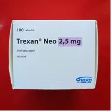 Метотрексат таблетки Оріон, 2,5 мг. 100 шт.